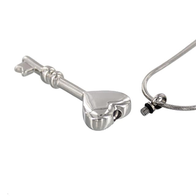 Key To My Heart Ashes Necklace Pendant