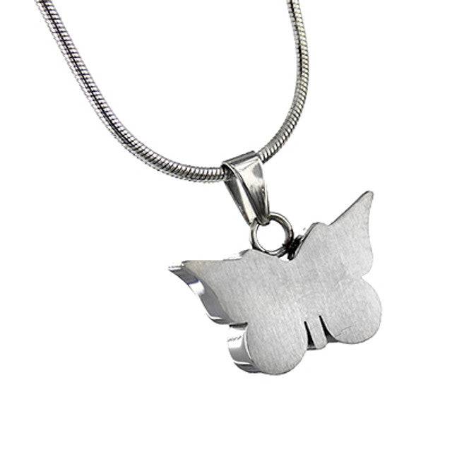 Small Butterfly Animal Ashes Necklace Pendant