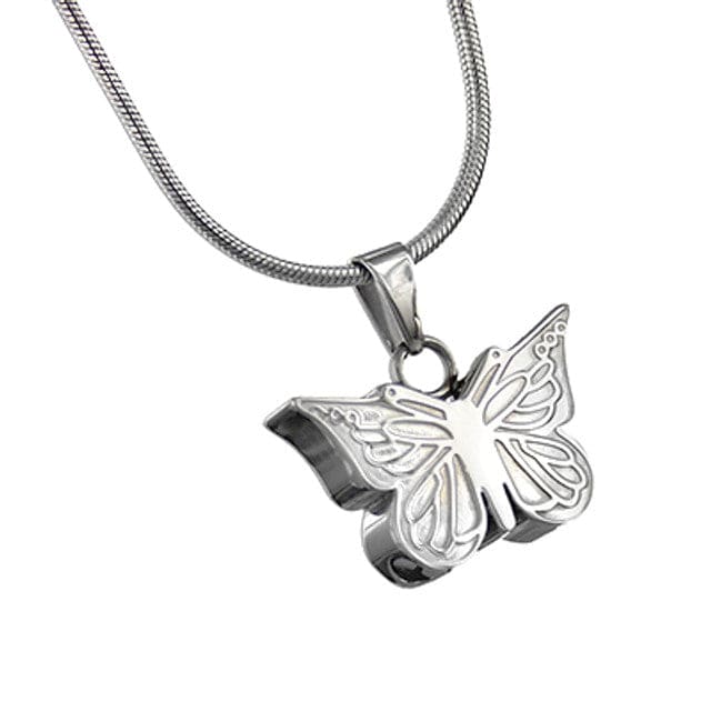 Small Butterfly Animal Ashes Necklace Pendant