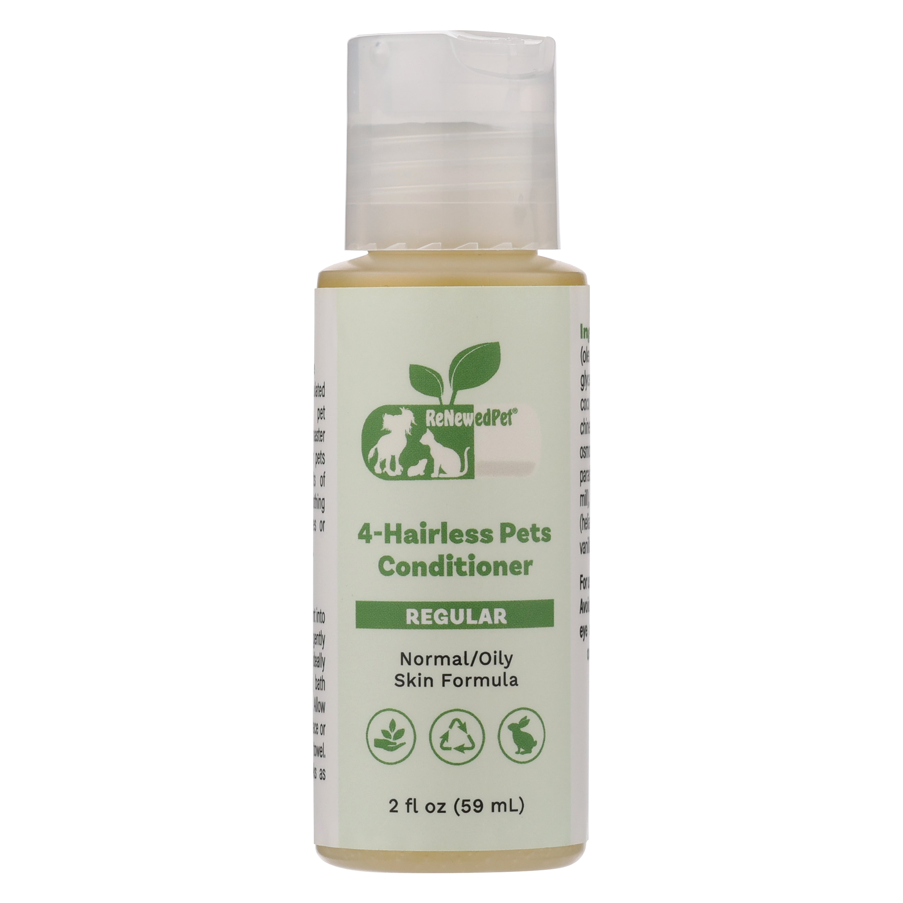 4-HAIRLESS PETS REGULAR CONDITIONER 2 OZ. ($6.97 oz.)