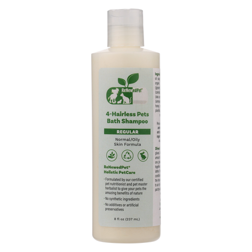 4-HAIRLESS PETS PETS REGULAR SHAMPOO FULL SIZE 8 OZ. ($4.11 oz.)