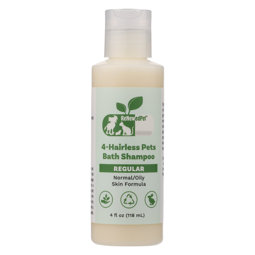 4-HAIRLESS PETS PETS REGULAR SHAMPOO HALF SIZE 4 OZ. ($4.48 oz.)