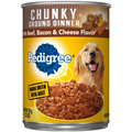 Pedigree Chopped Ground Dinner Beef, Bacon & Cheese Wet Dog Food (13.2oz) Default Title