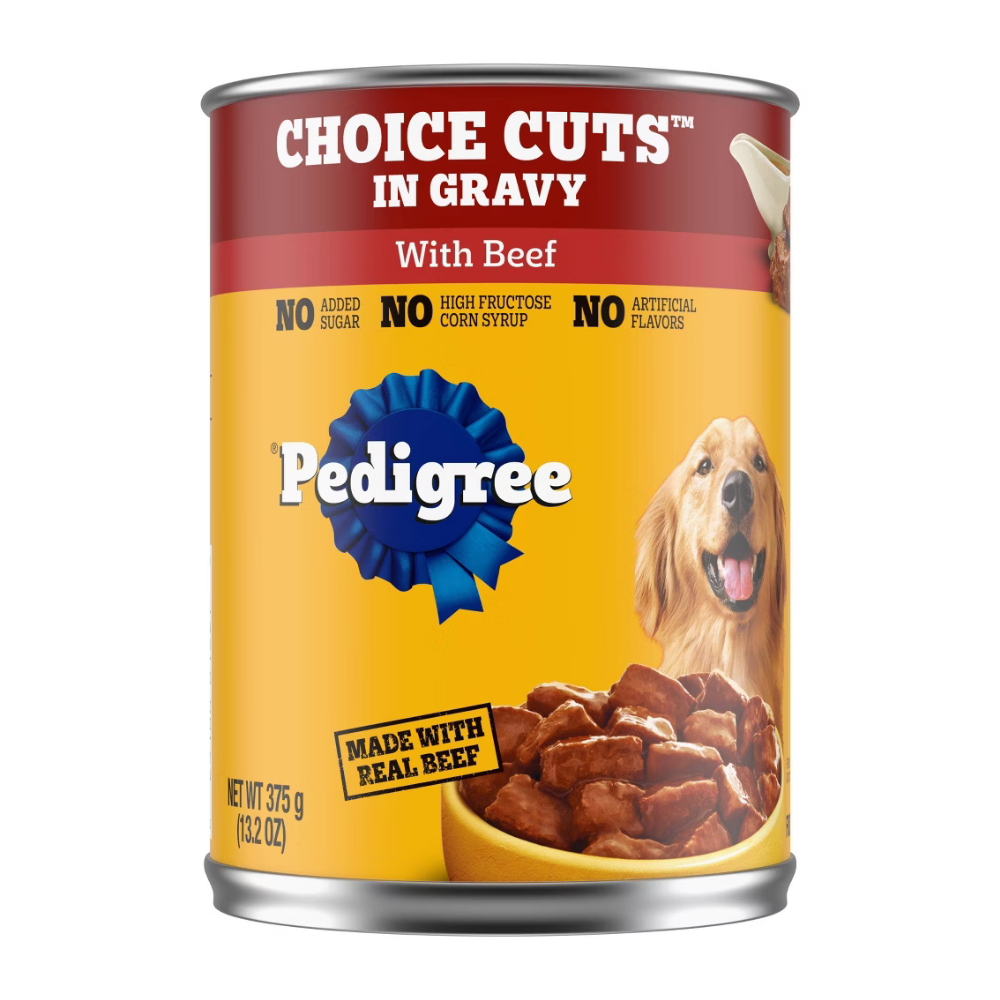 Pedigree Choice Cuts in Gravy with Beef Wet Dog Food (13.2 oz) Default Title