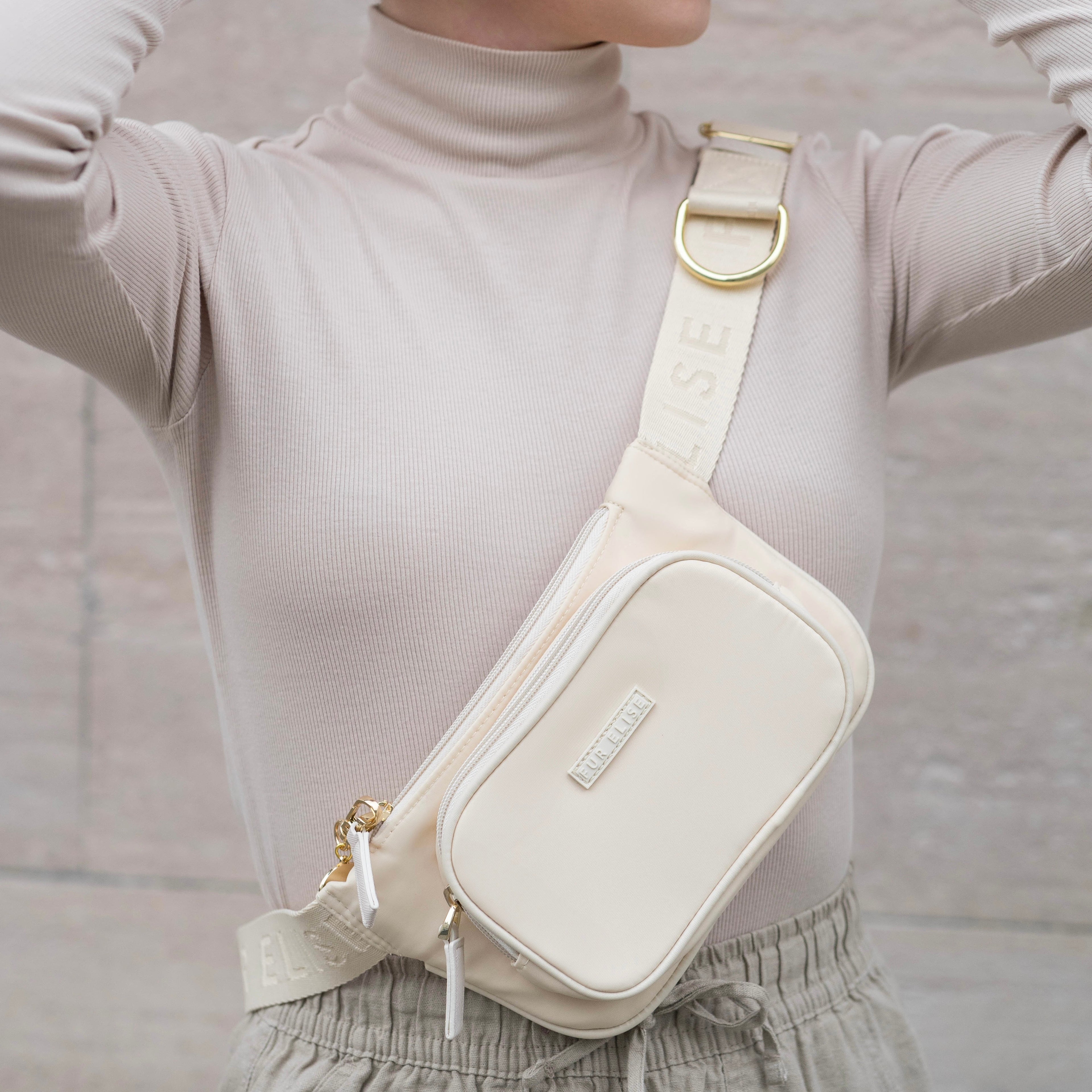 Fur Elise Dog Walking Bag - Bone