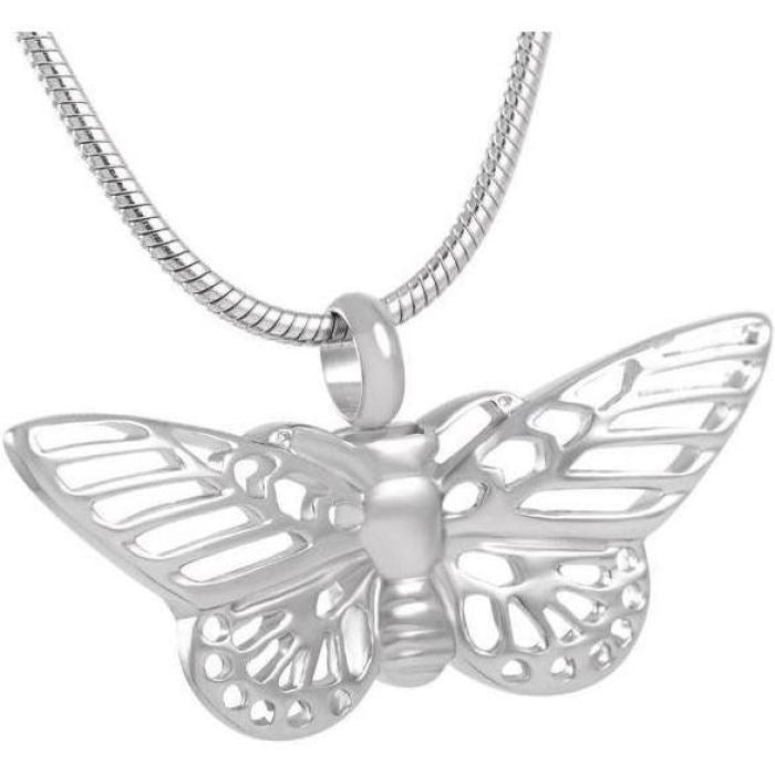 Lightweight Butterfly Animal Cremation Jewelry Pendant