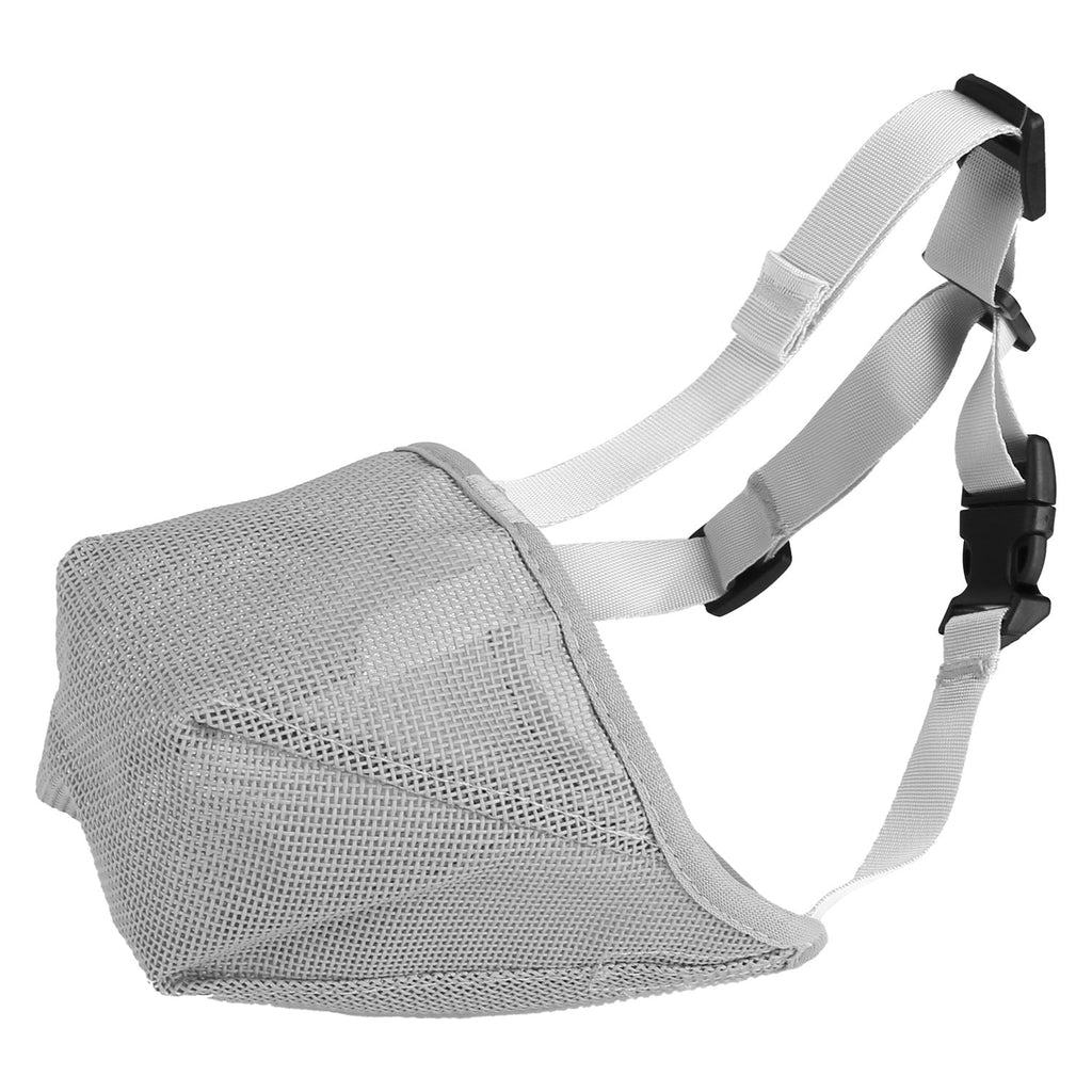 GBruno Pet Muzzle Mask Gray