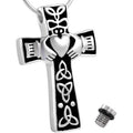 Claddagh Cremation Jewelry Pendant