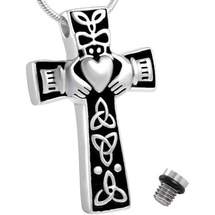 Claddagh Cremation Jewelry Pendant