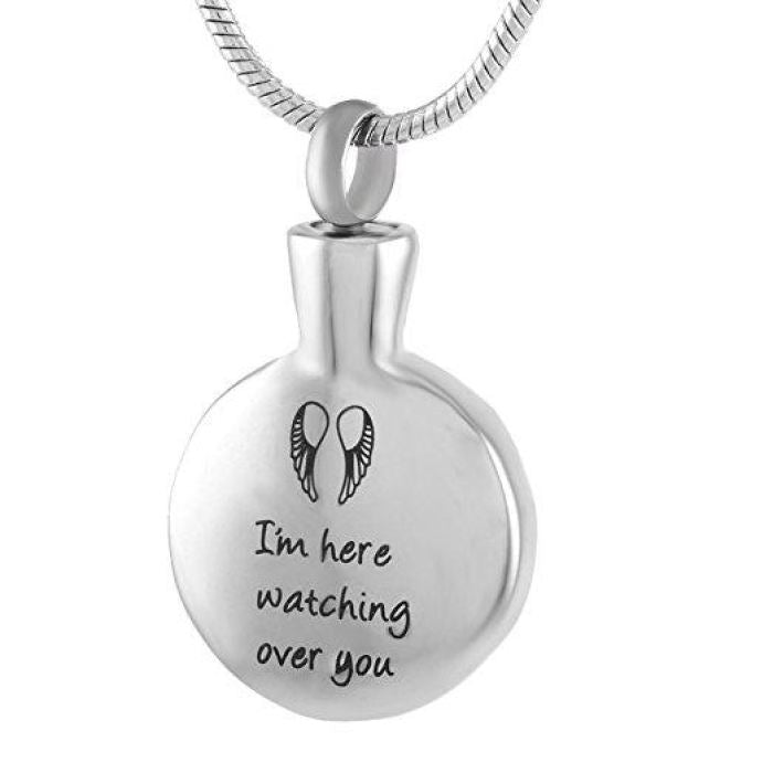 Watching Over You Cremation Jewelry Pendant