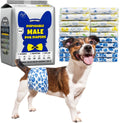 Male Dog Diapers 60 Count Disposable Belly Bands Leakproof Absorbent 60.0 X-Small