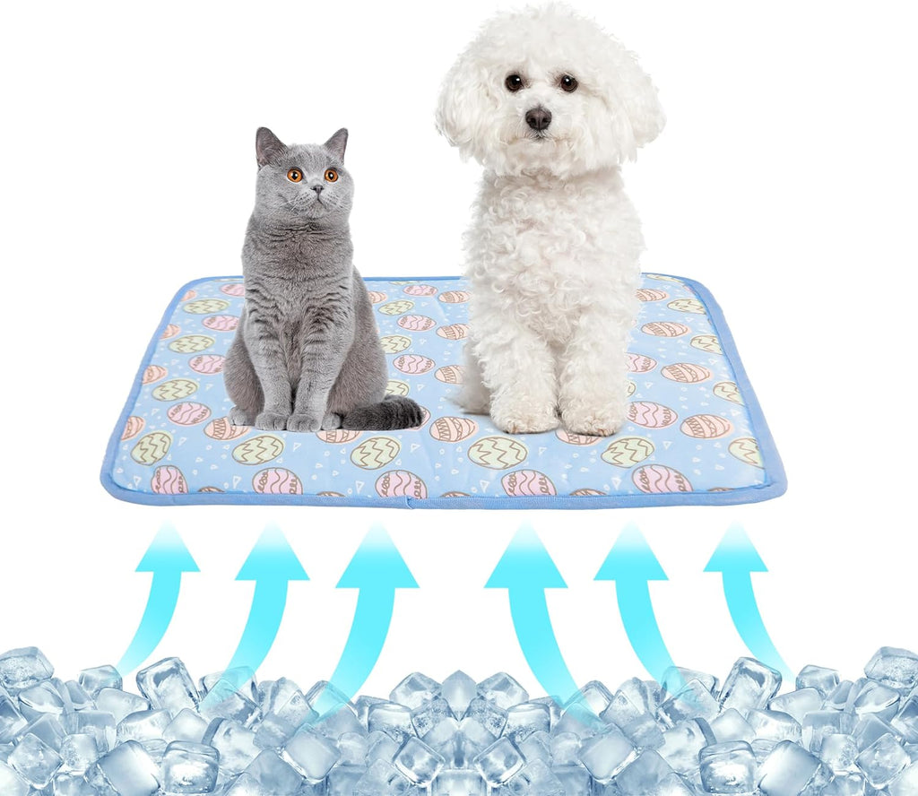 Keep Your Pet Cool All Summer With Cooling Mat For Cats And Dogs Blue