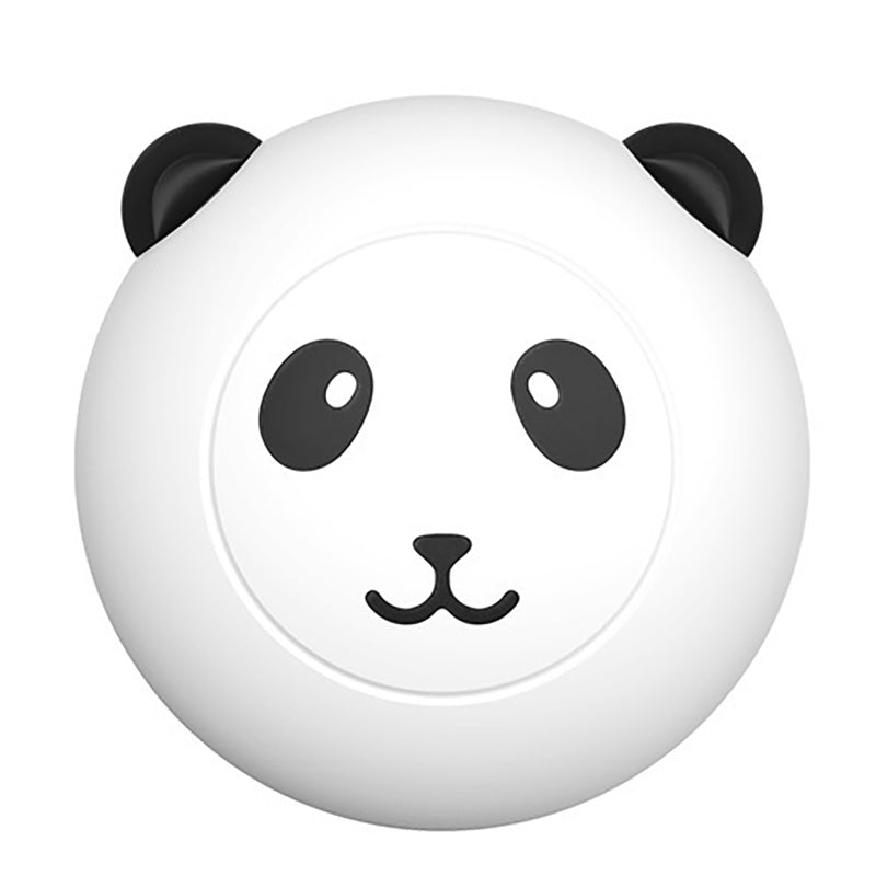Bathroom Silicone Pet Cat And Dog Shower Soft Bristled Brush Panda Shape Pet Soft Massage Bath Brush Pet Bathing Accessories Black