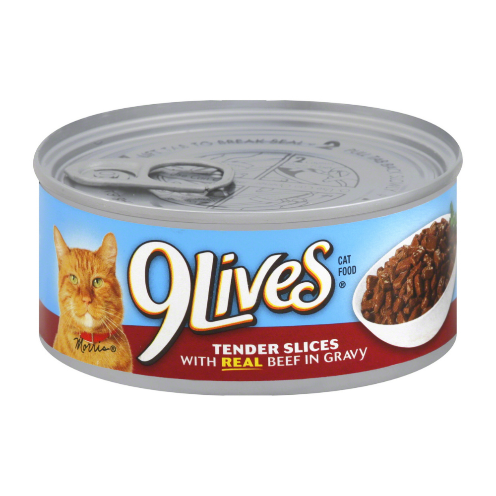 9Lives Hearty Cuts Wet Cat Food with Real Beef & Chicken in Gravy (5.5oz) Default Title