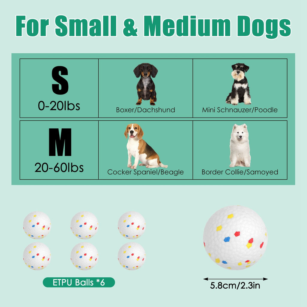 Dog Balls for Automatic Launcher 2.3" ETPU 6-Pack