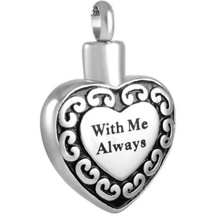 With Me Always Ashes Necklace Pendant