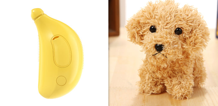 3 In 1 Pet Steam Brush Cat Dog Cleaning Steamy Spray Massage Beauty Comb Hair Removal Grooming Supplies Pets Accessories Yellow set