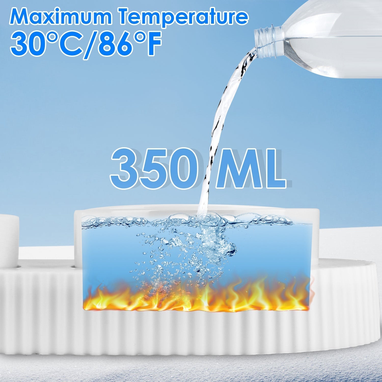 Heated Water Bowl For Dogs And Cats Ceramic Heated Pet Water Bowl Food Warmer USB Powered Thermal Pet Bowl Provide Fresh Non Freezing Drinkable Water