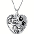 Pet Mans Best Friend Cremation Necklace Pendant