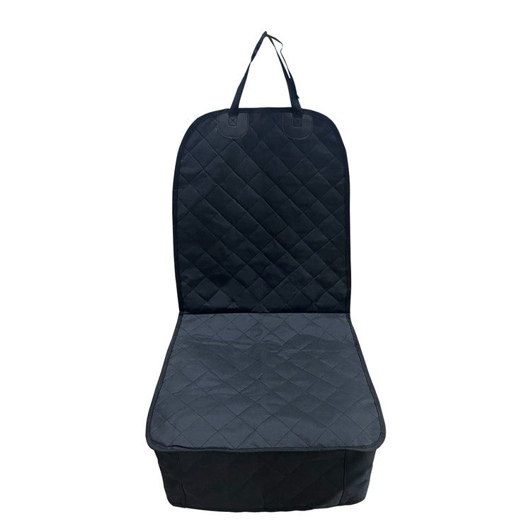 Pet Car Front Seat Cover Protector Waterproof Back Bench Seat Interior Travel Accessories Car Seat Covers Mat With Safety Belt Black
