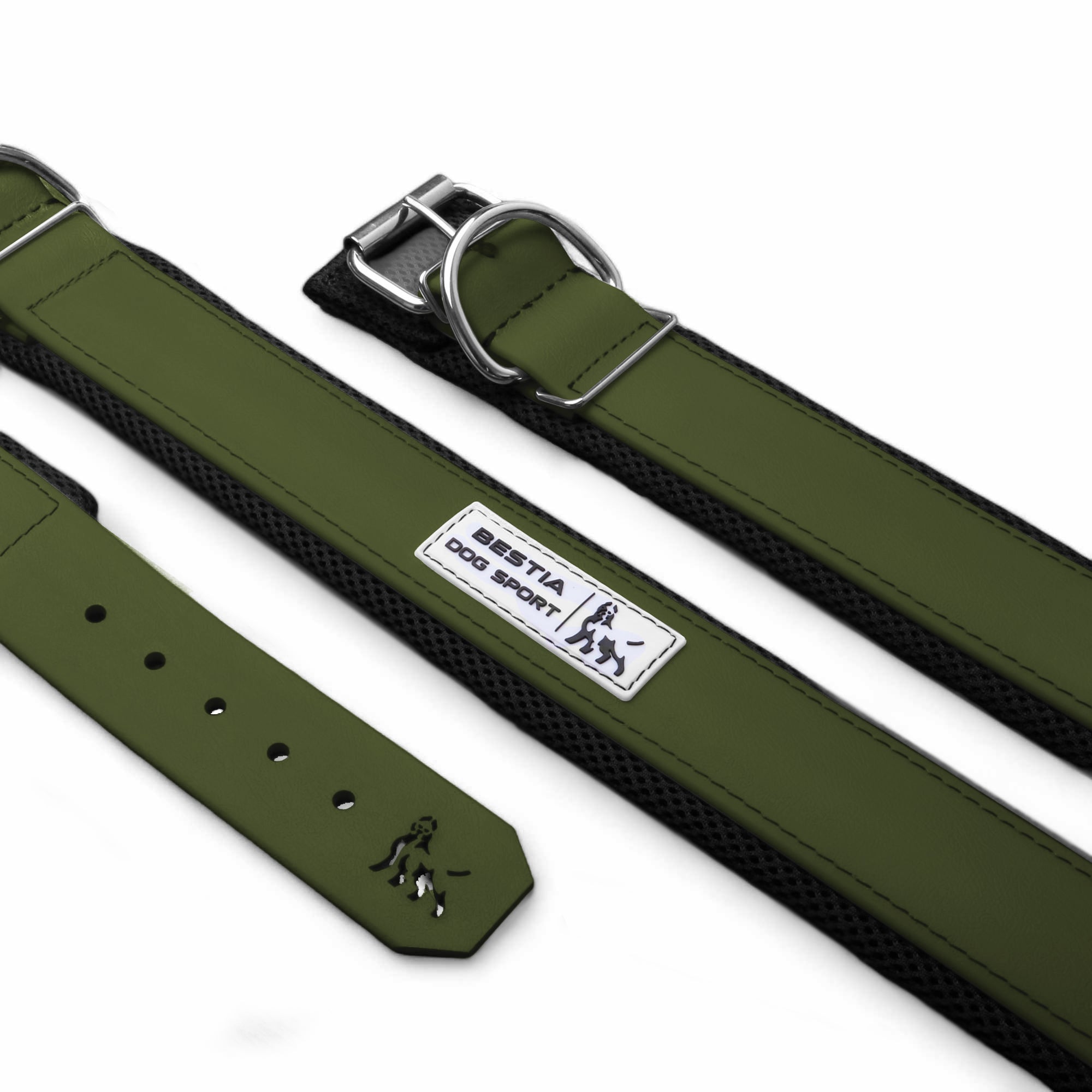 BESTIA DOG SPORT COLLAR Green