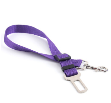 Fixed Strap Polyester Dog Strap Leash 70cm Purple