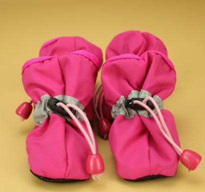 Pets, shoes, dogs, soft bottom shoes, size dogs, Teddy, home, antiskid shoes, and warm boots. Rose Red A