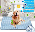 Pet Dog Cat Ice Silk Cold Nest Pad For Cooling In Summer Blue