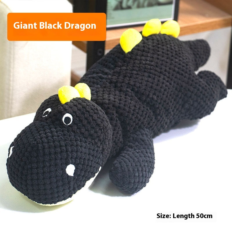 Dinosaur Pet Supplies Dog Interactive Toys Black Lying Big Dinosaur