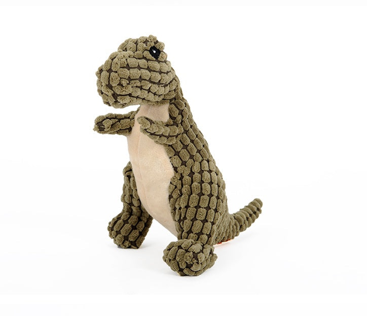 Dinosaur Pet Toys Giant Dogs Pets Interactive Dog Toys For Large Dogs Chew Toys Chihuahua Plush Stuffing Squeakers Green