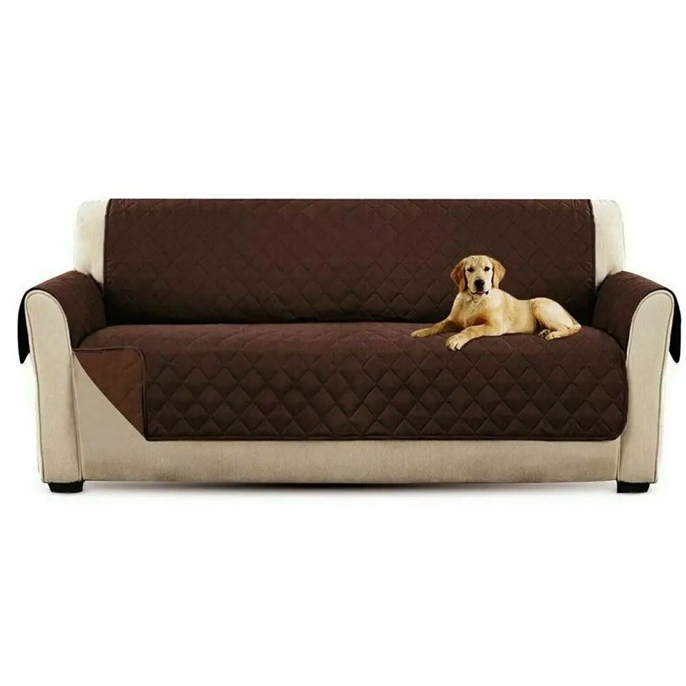 Waterproof Pet Sofa Cover Brown