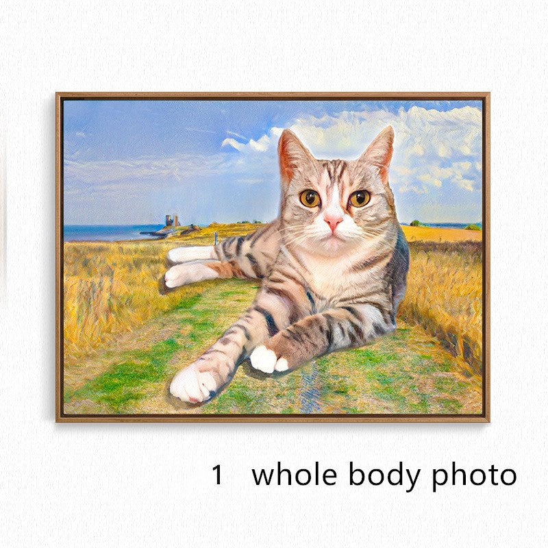 Personalized pet portraits 1style 32x42cm