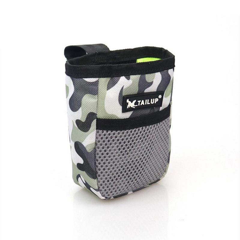 Dog Training Treat Pouch Mini Bag – 600D Oxford Cloth | Black, Red & Camo Camouflage