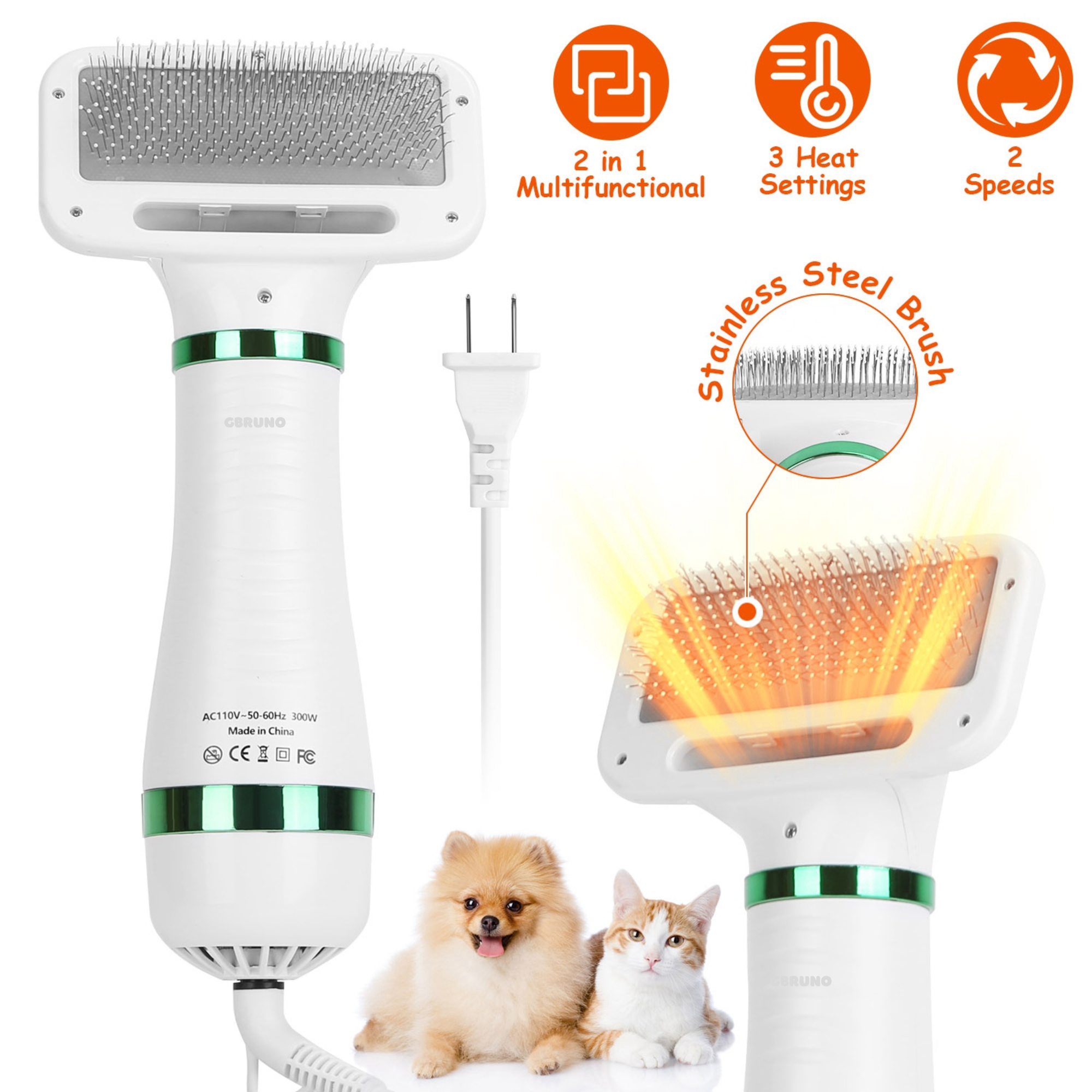 GBruno 2 In 1 Multifunctional Pet Grooming