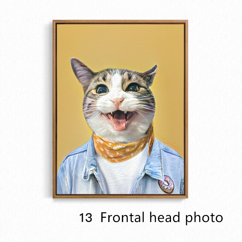 Personalized pet portraits 13style 32x42cm