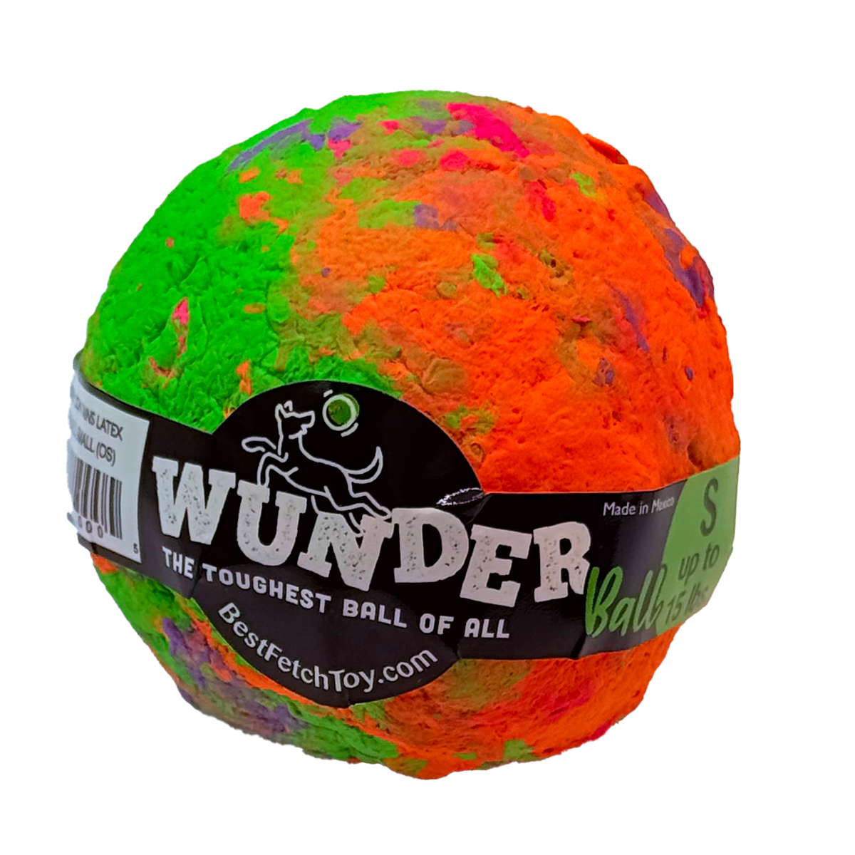 WUNDERball - Best Fetch Toy (SMALL) up to 15 lbs. Swirl