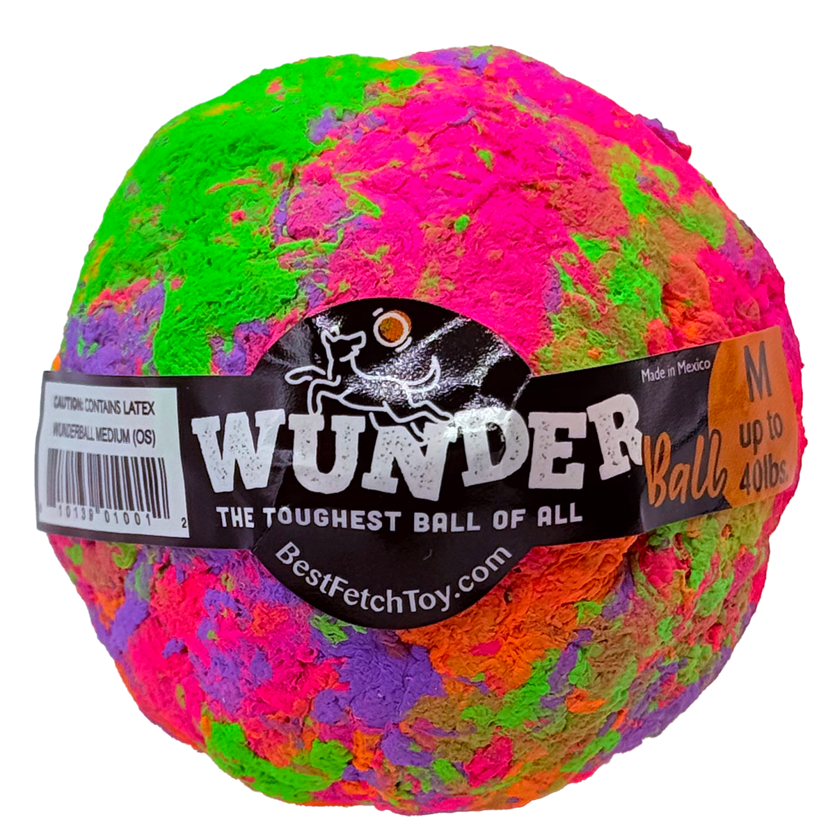 WUNDERball - Best Fetch Toy (MEDIUM) up to 40 lbs. Swirl
