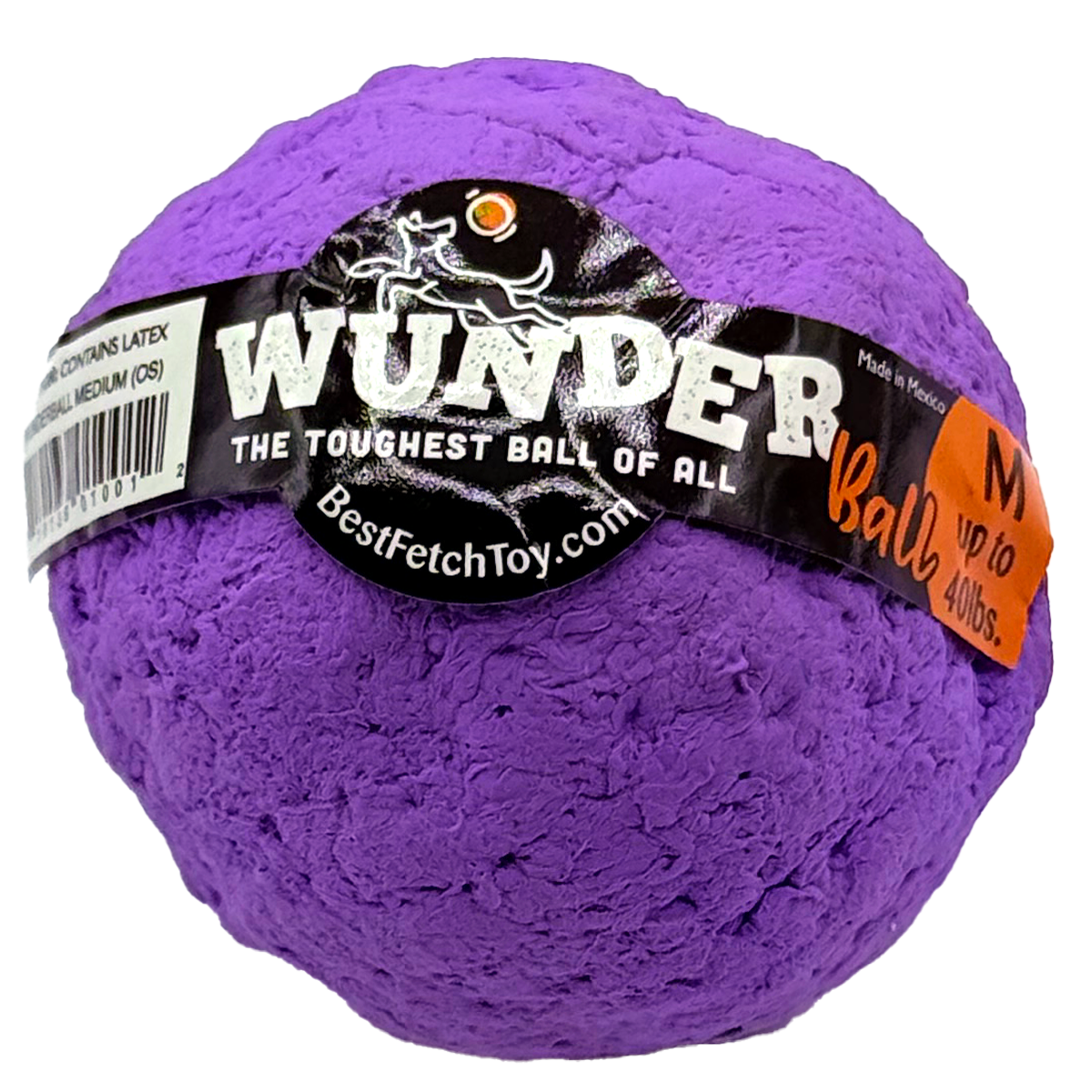 WUNDERball - Best Fetch Toy (MEDIUM) up to 40 lbs. Purple