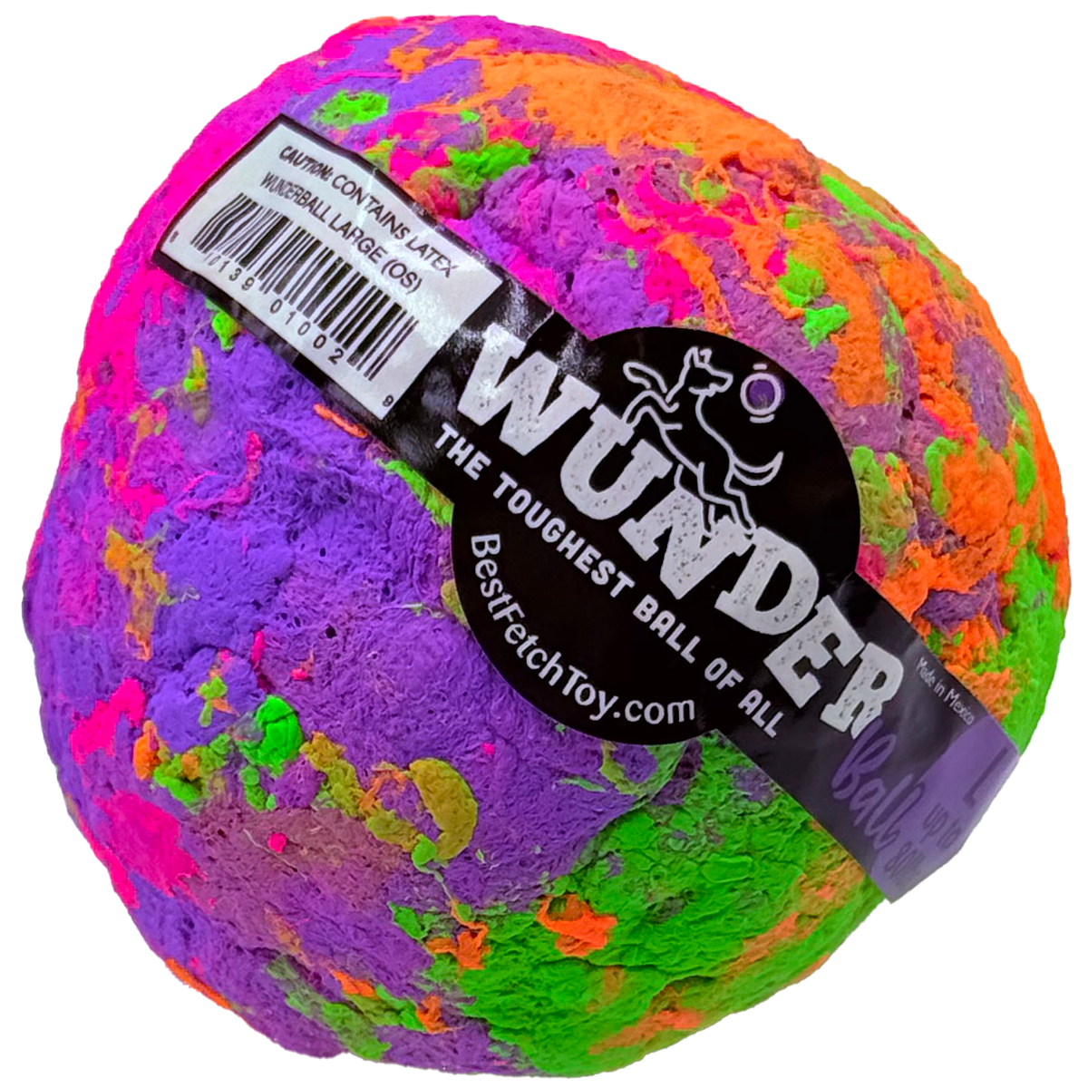 WUNDERball - Best Fetch Toy (LARGE) up to 80 lbs. Swirl
