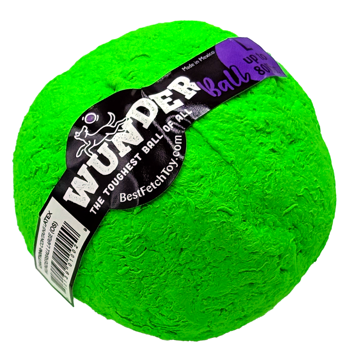 WUNDERball - Best Fetch Toy (LARGE) up to 80 lbs. Green