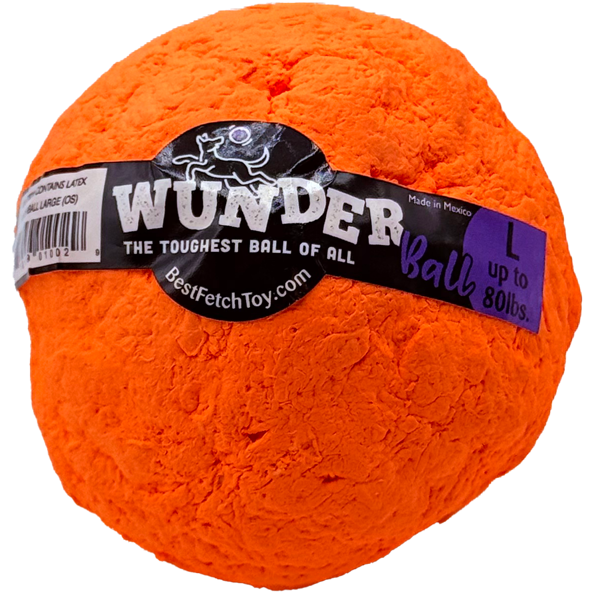 WUNDERball - Best Fetch Toy (LARGE) up to 80 lbs. Orange