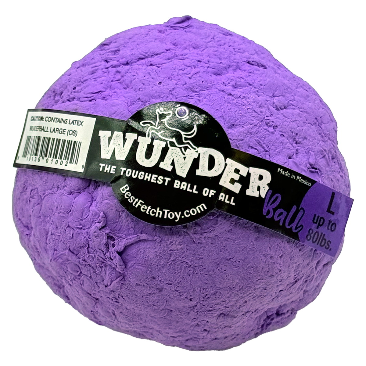 WUNDERball - Best Fetch Toy (LARGE) up to 80 lbs. Purple