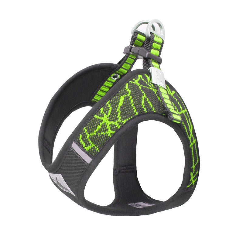 Pet supplies chest harness pet leash in stock Green