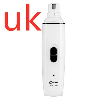 UEETEK Electric Pet Nail Grinder with Rechargeable Lithium Battery Painless Grooming Trimmer Clipper for Dog Cat Rabbit and other Household Pets of All Sizes UK