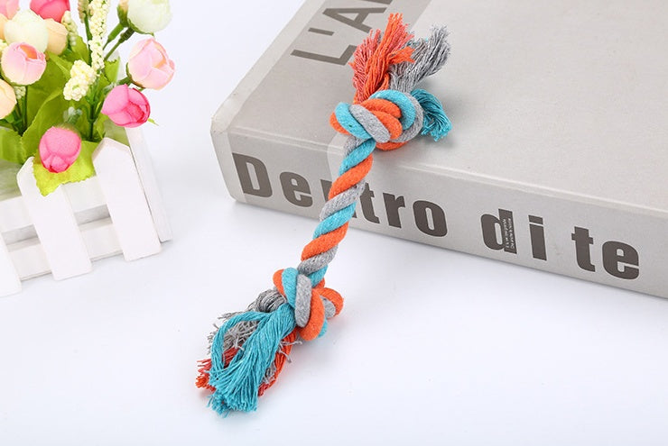 Rope Pet Toy Light Blue