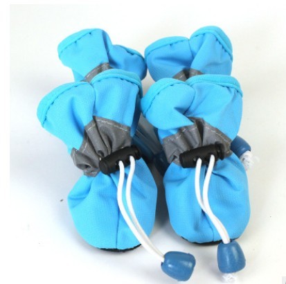 Pets, shoes, dogs, soft bottom shoes, size dogs, Teddy, home, antiskid shoes, and warm boots. Blue A