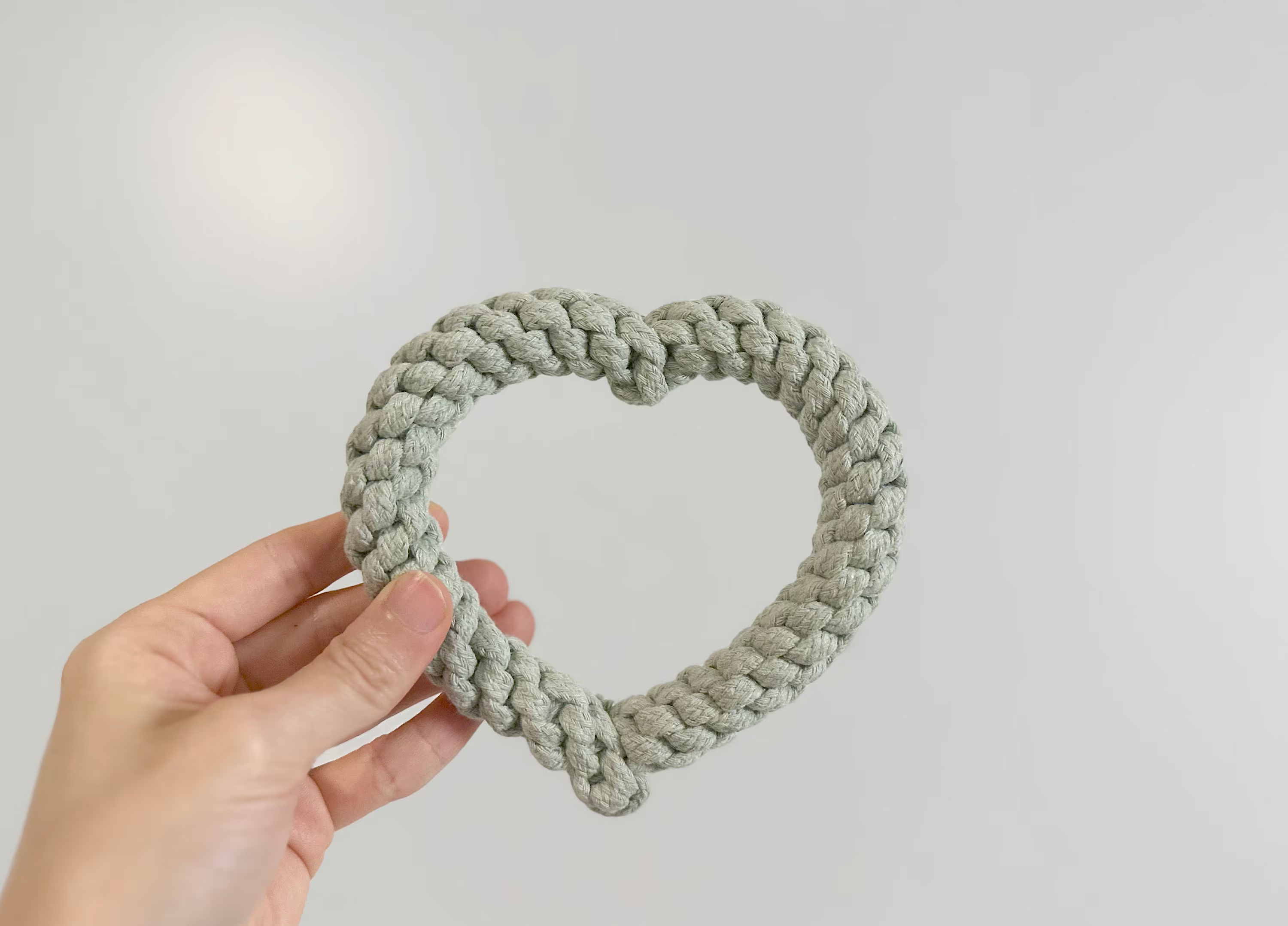 Sweetheart Macarons & Bear Hugs Collection Dog Toys Seafoam Heart