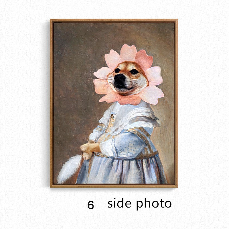 Personalized pet portraits 6style 32x42cm