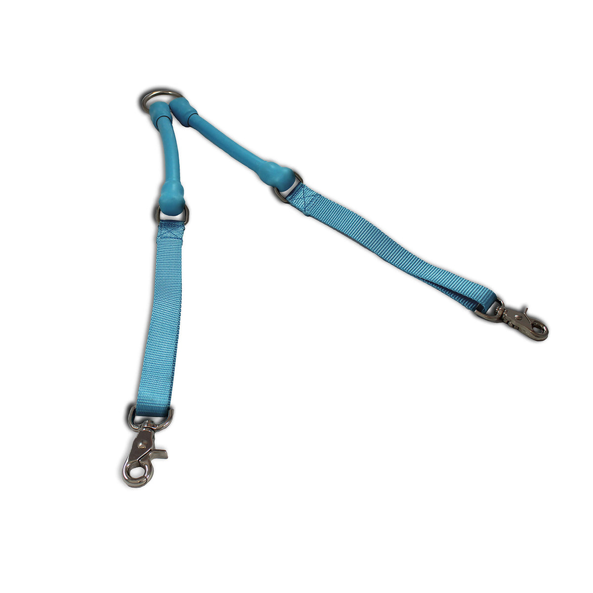 2 Dogs on 1 Leash - CRAZYcoupl'r SMALL: 6-15 lbs. (each dog) Blue