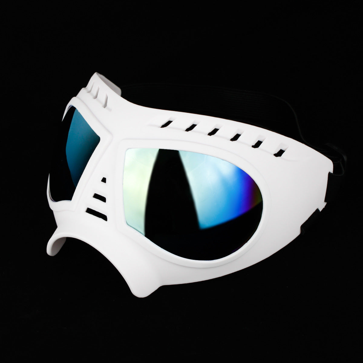 Pet Sunglasses Dog Windproof Glasses Accessories Goggles White big frame